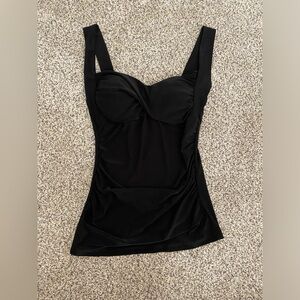 Women’s black tank